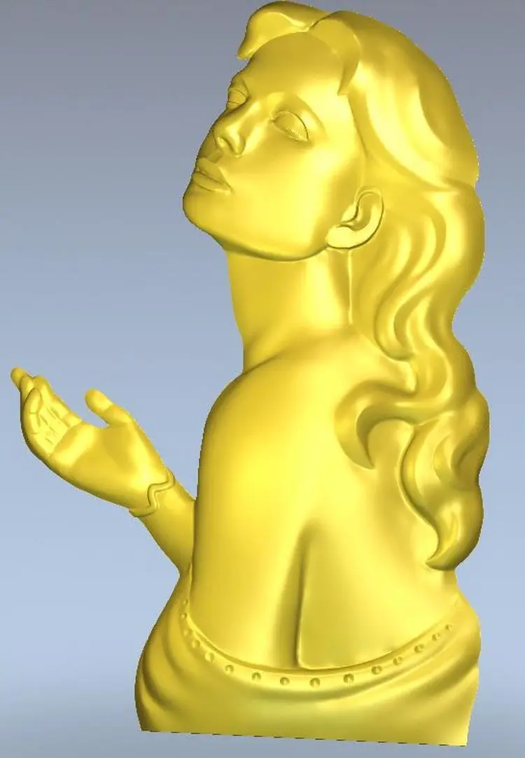 

3d model relief for cnc in STL file format fantastic woman--8