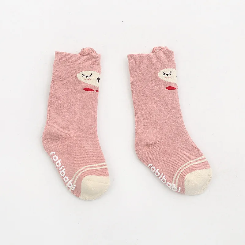 Г., объемная малая трубка, теплые махровые носки зимние толстые детские носки нескользящие носки для малышей GXJ183