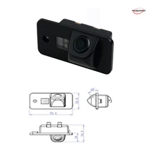 CCD HD проводной автомобиль парковочная камера заднего вида обратного автомобиля reaview камеру 520TVL Водонепроницаемый для Audi Cabrio A6 A6L A4 Q7 A3 a5 A8 S4