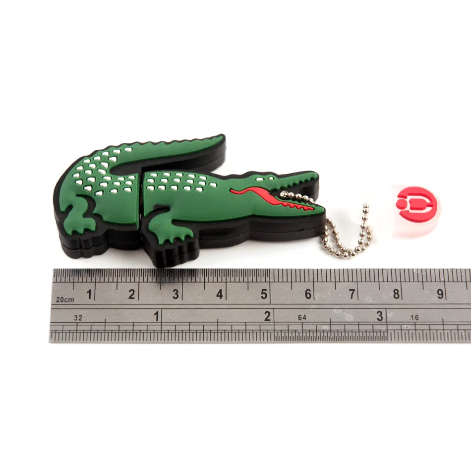 Модель Alligator usb флэш-накопитель 4 ГБ 8 ГБ 16 ГБ 32 ГБ 64 ГБ usb флеш-накопитель usb, 128 Гб мультфильм крокодил Подарочная флешка