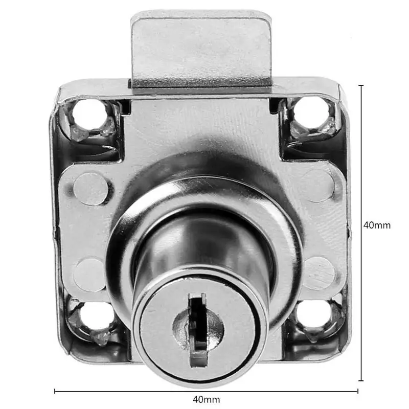 Холоднокатаная сталь замок ящика стол шкаф замок для мебельного шкафа ядро с 2 ключами безопасности Аппаратные средства