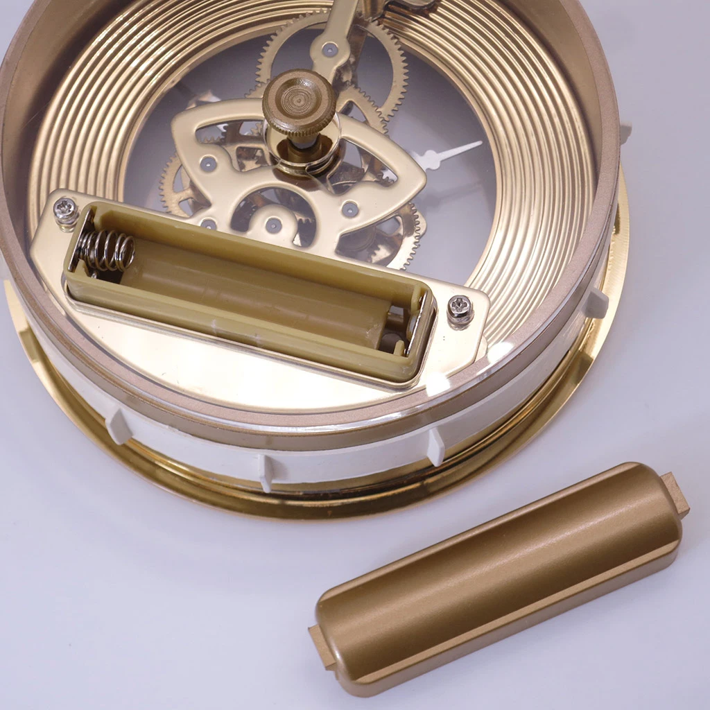2 Pieces Pack Clock Watch Insert Quartz Movement DIY Analog Display Skeleton fit 91mm Clock Dial for Watchmaker