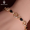 MISANANRYNE nouveau 5 couleurs beau Bracelet pour les femmes coloré cristal autrichien mode coeur chaîne Bracelet en gros ► Photo 1/6