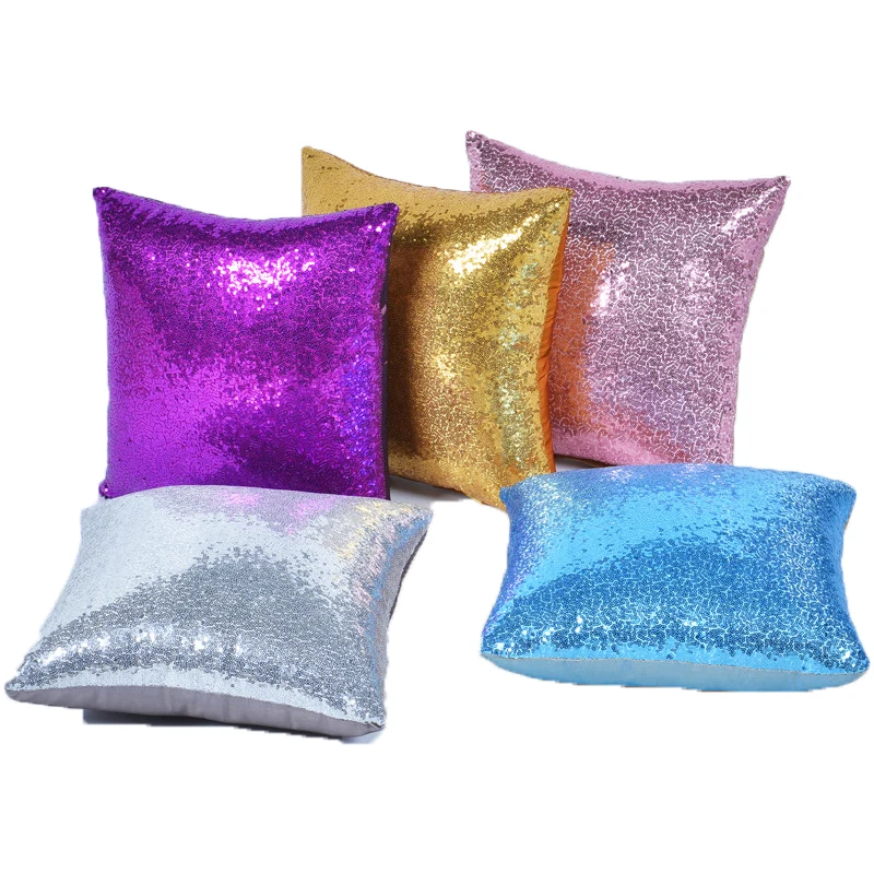 Pillowcase-Solid-Color-Glitter-Silver-Sequins-Bling-Throw-Pillow-Case-Pillowcover-for-Sofa-Home-Decor-Cushion