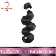 Peruvian Virgin Hair Body Wave 1pc Peruvian Body Wave Virgin Hair 7a Unprocessed Peruvian Human Virgin Hair Weave Bundles #1b