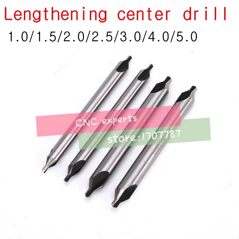 1.0/1.5/2.0/2.5/3.0/4.0/5.0mm*100L 5pcs/set HSS 60 degrees High quality
