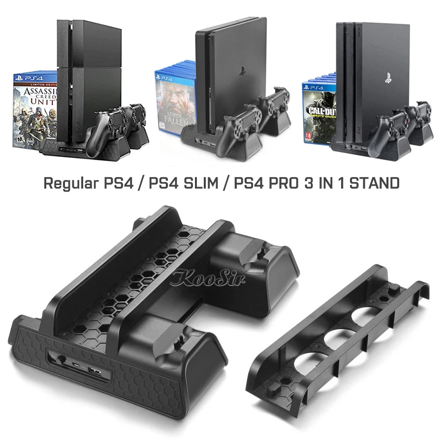 Подставка для зарядки PS4/Slim/PRO охлаждающий вентилятор зарядная док станция двух