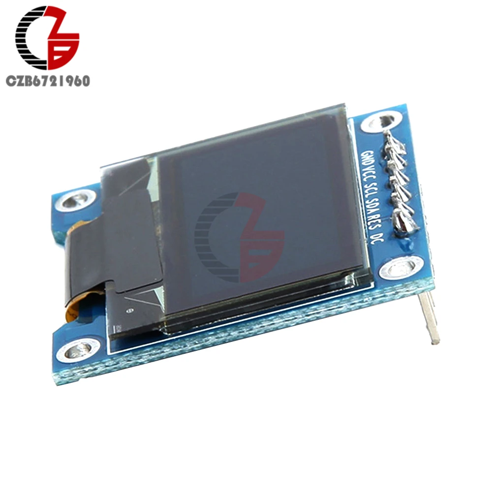 6Pin IIC IEC 0,96 дюймовый OLED ЖК-дисплей DIY модуль 12864 SPI интерфейс 0,9" чип привода SSD136 для Arduino Raspberry Pi SMT32