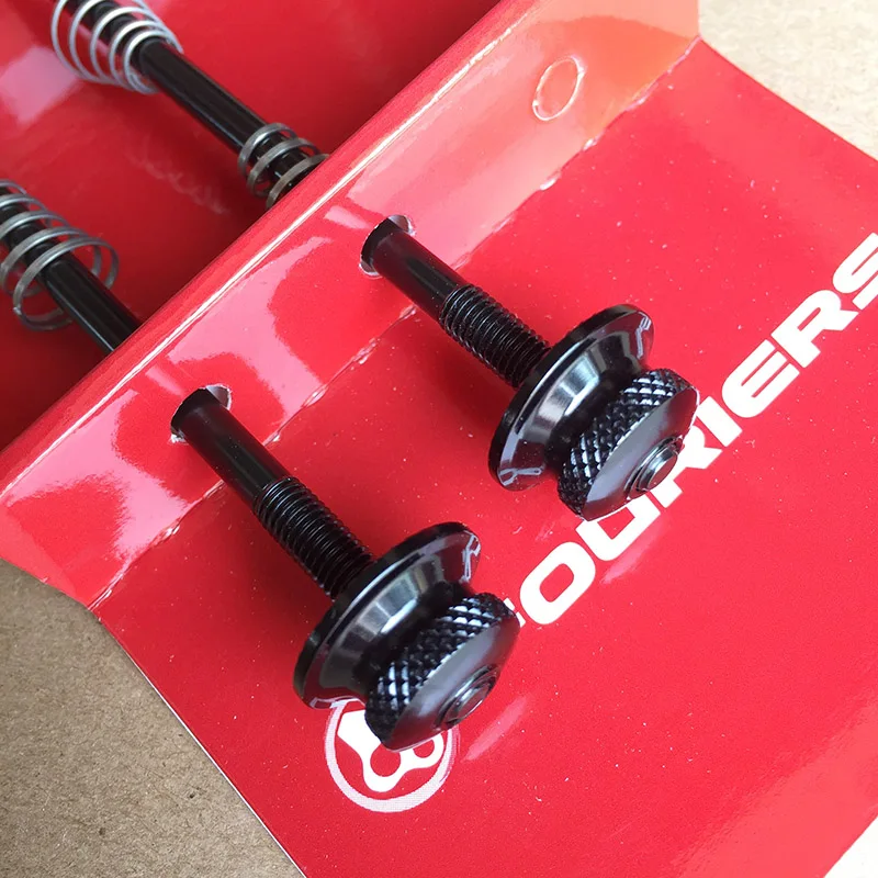 Fouriers Titanium Carbon Skewers Quick Release for MTB Mountain Road Bike 100mm 130mm 135mm Bicycle QR Shaft
