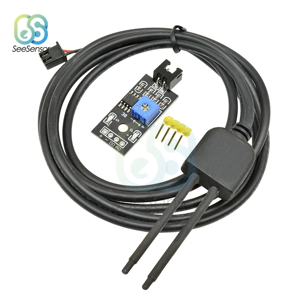 

Soil Moisture Sensor Detector Module Soil Moisture Test Soil Humidity Test Corrosion Resistance Probe