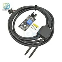 Soil Moisture Sensor Detector Module Soil Moisture Test Soil Humidity Test Corrosion Resistance Probe soil temperature and humidity sensor soil moisture sensor agricultural greenhouse soil monitoring rs485