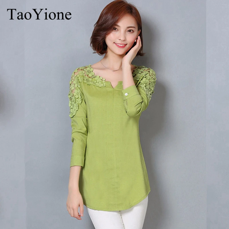 

2018 New Women Long Blouse Shirt Patchwork Cotton Linen Shirts Plus Size Female Casual Tops Fashion Ladies Clothing 4XL Feminina