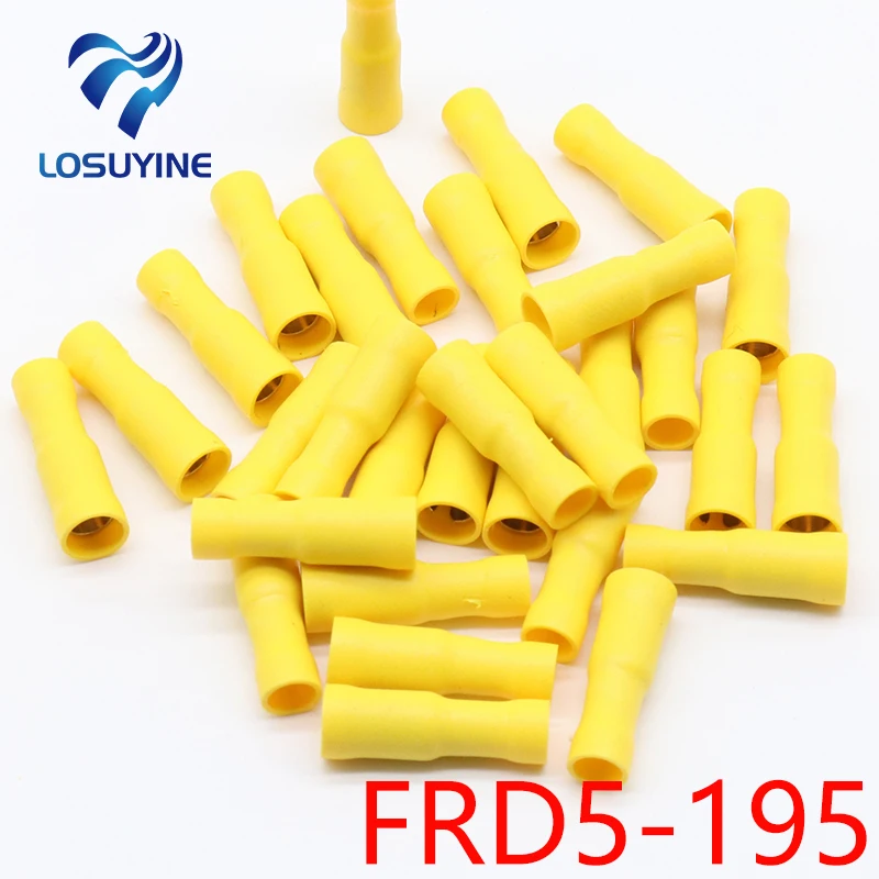 FRD5 195 FRD5.5 195 100PCS Bullet Shaped Female Insulating Joint Wire