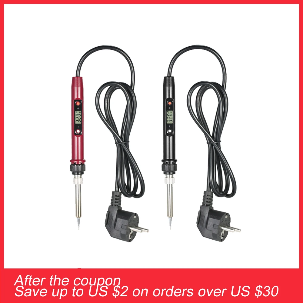 

Meterk 80W Professional Soldering Iron LCD Digital Temperature Adjustable Electric Soldering Irons Mini Soldering Station AC220V