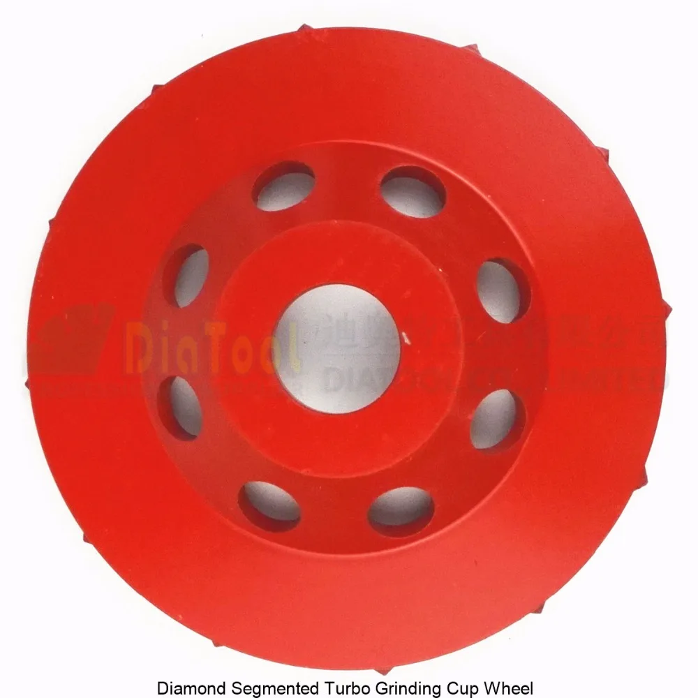 Diameter 4"/100mm Diamond Grinding Cup wheel for Concrete, Grinding disc, Segmented turbo type
