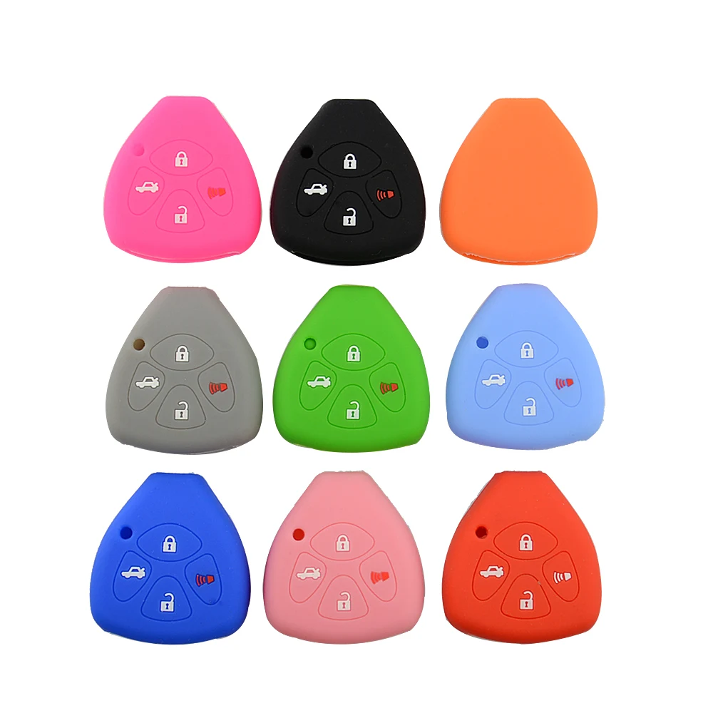 4 buttons silicone car key for Toyota 1