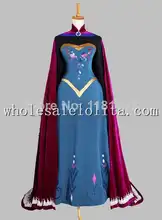 Cosplay Cartoon Movie Queen Adult Costume Dress Cosplay Dress