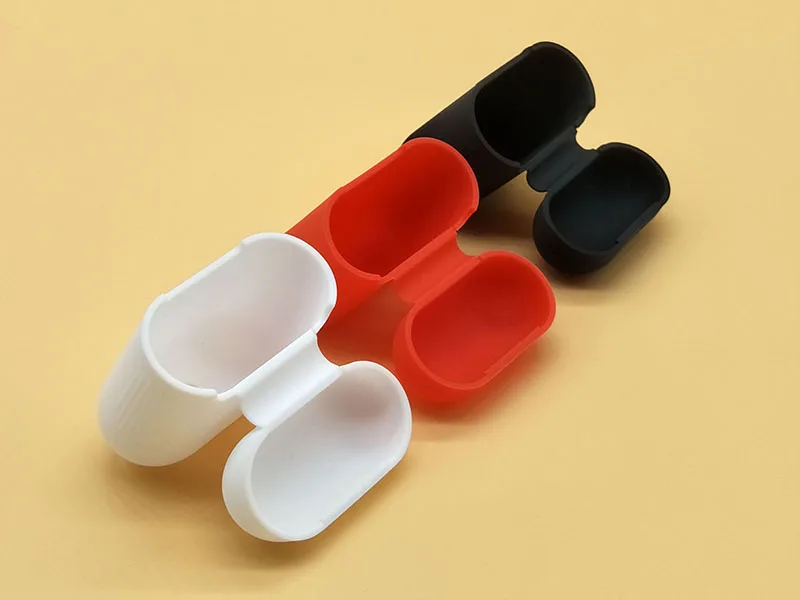 For Apple Airpods Silicone Airpod Case Shell Transparent Ultra Thin Airpods Cover Wireless Bluetooth Earphone Airpod Case (1)