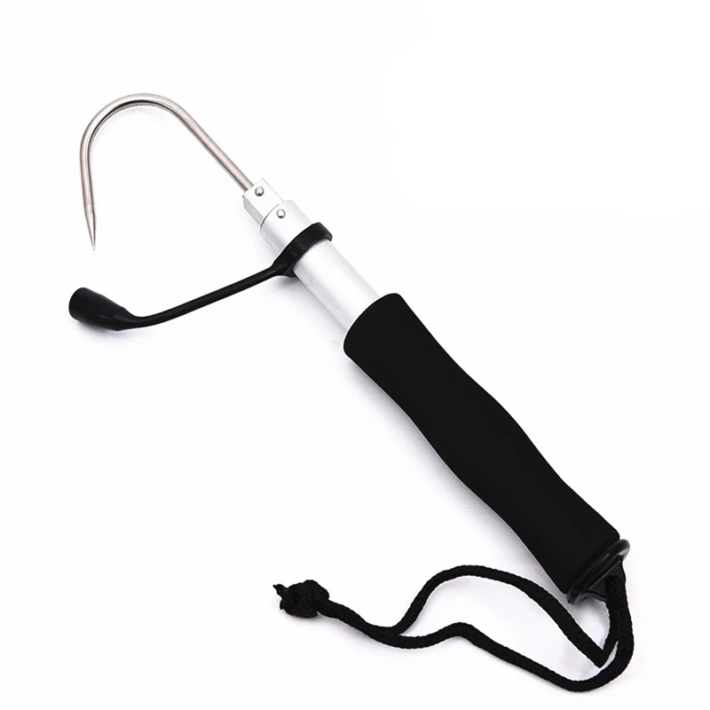 60cm/120cm Retractable Telescopic Fishing Gaff Hook Tools Stainless