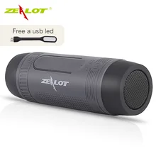 Фанатик S1 Bluetooth Динамик Портативный сабвуфер Мощность банк Перезаряжаемые с светодио дный свет для спорта на открытом воздухе зарядное устройство