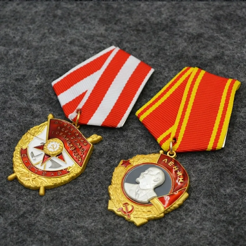 Высокое качество CCCP орден Ленина СССР орден Ленина военная медаль Россия военные украшения CCCP человек золотые бейджи