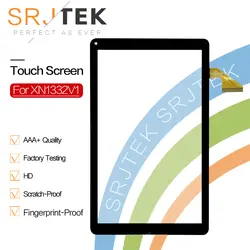 SRJTEK 10,1 "сенсорный экран для XN1332V1 планшет ПК экран панель дигитайзер стекло сенсор Ремонт Запасные части для XN1332V1 touch