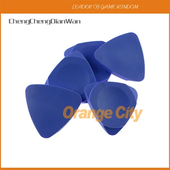 

ChengChengDianWan Light Blue Plastic Pry Tool Tri- Prying Tools Crowbar Opening Tools Plastic Triangle Pick for Xbox 360 100pcs