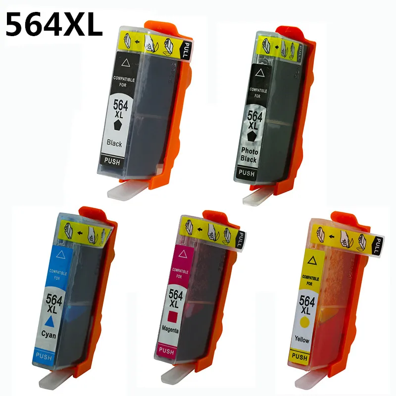 564XL полный чернильный картридж для Photosmart 5520 6520 7520 5510 6510 7510 7525 Премиум C309A C410 Officejet
