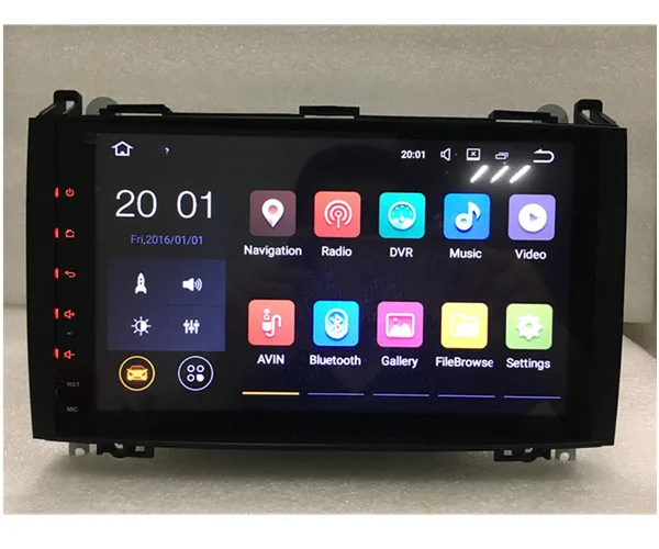 Excellent Android  car radio GPS for Mercedes B200 W169 A160 Viano Vito GPS NAVI  BT 16G ROM Support DAB 3G 4G 2