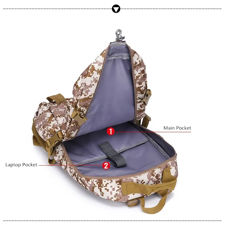 FengDong, студенческий Большой Водонепроницаемый Школьный рюкзак, школьные сумки для подростков, мужской рюкзак для путешествий, мужской Камуфляжный Рюкзак
