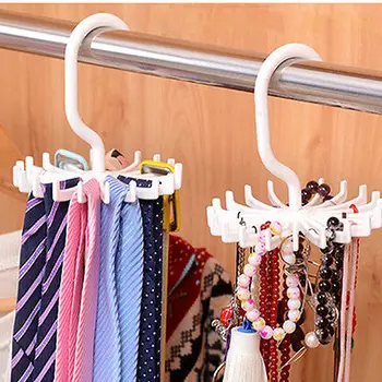 

Hot Sale Adjustable 360° Rotating Neck Ties Organizer Men Tie Rack Hanger Holder 20 Hooks Deserve to act the role of peg
