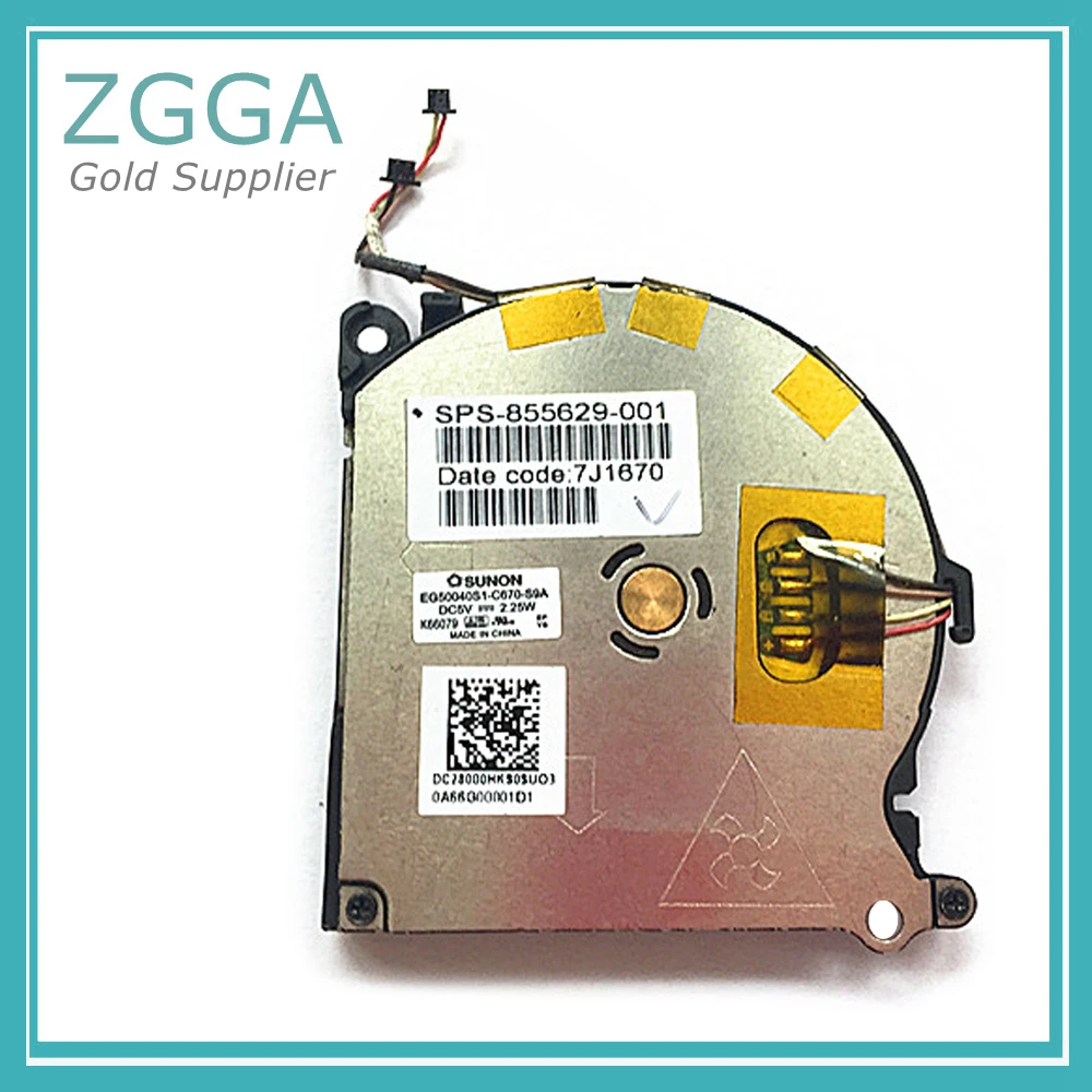 

Original Cpu Cooler Fan For HP Spectre 13 13-V 13-V115TU 13-V014TU 13-V116TU 13-V015TU 13-V117TU Single CPU Cooling fan