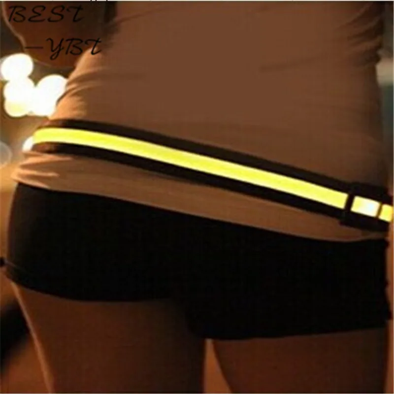 

USB Rechargeable Led Sport Belt Gear for Walking Biking - Comfortable and Lightweight for Women Men & Kids