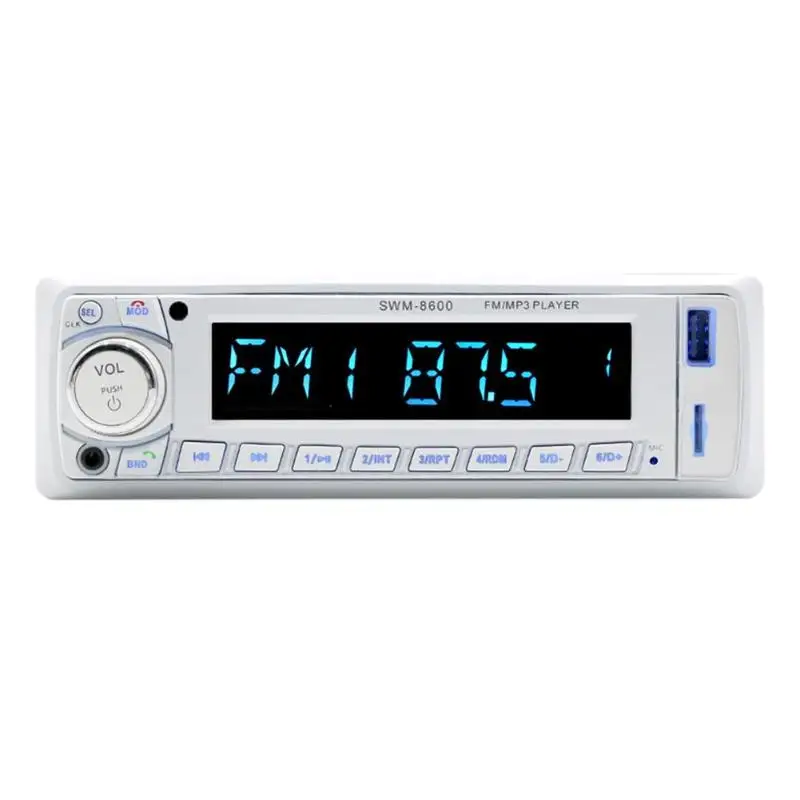 

SWM 8600 Bluetooth Car Stereo MP3 Player FM Radio USB Head Unit Receiver