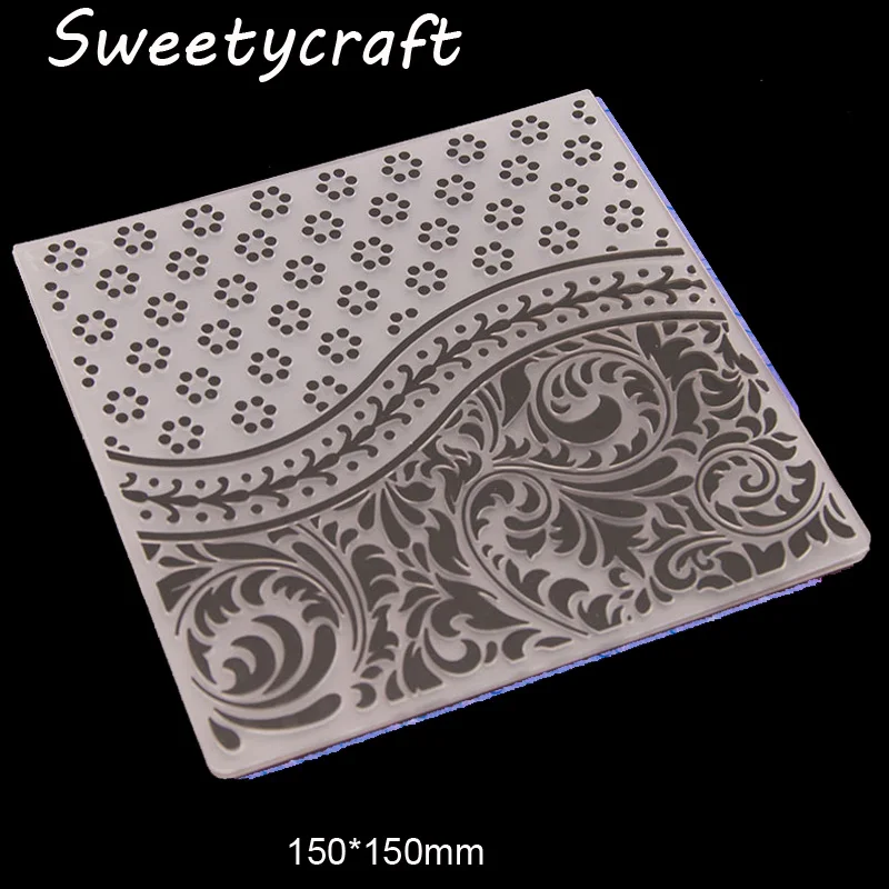 Flower Lace embossing folder 1