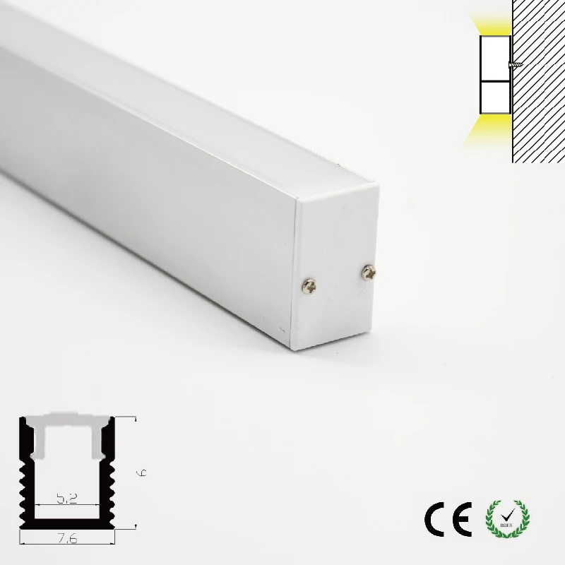100cm length opal led aluminum channel surface mounted industrial led