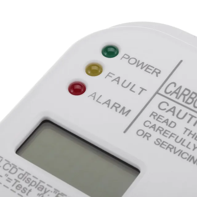NEW CO Carbon Monoxide Alarm Detector LCD Digital Home Security Indepedent Sensor Safety