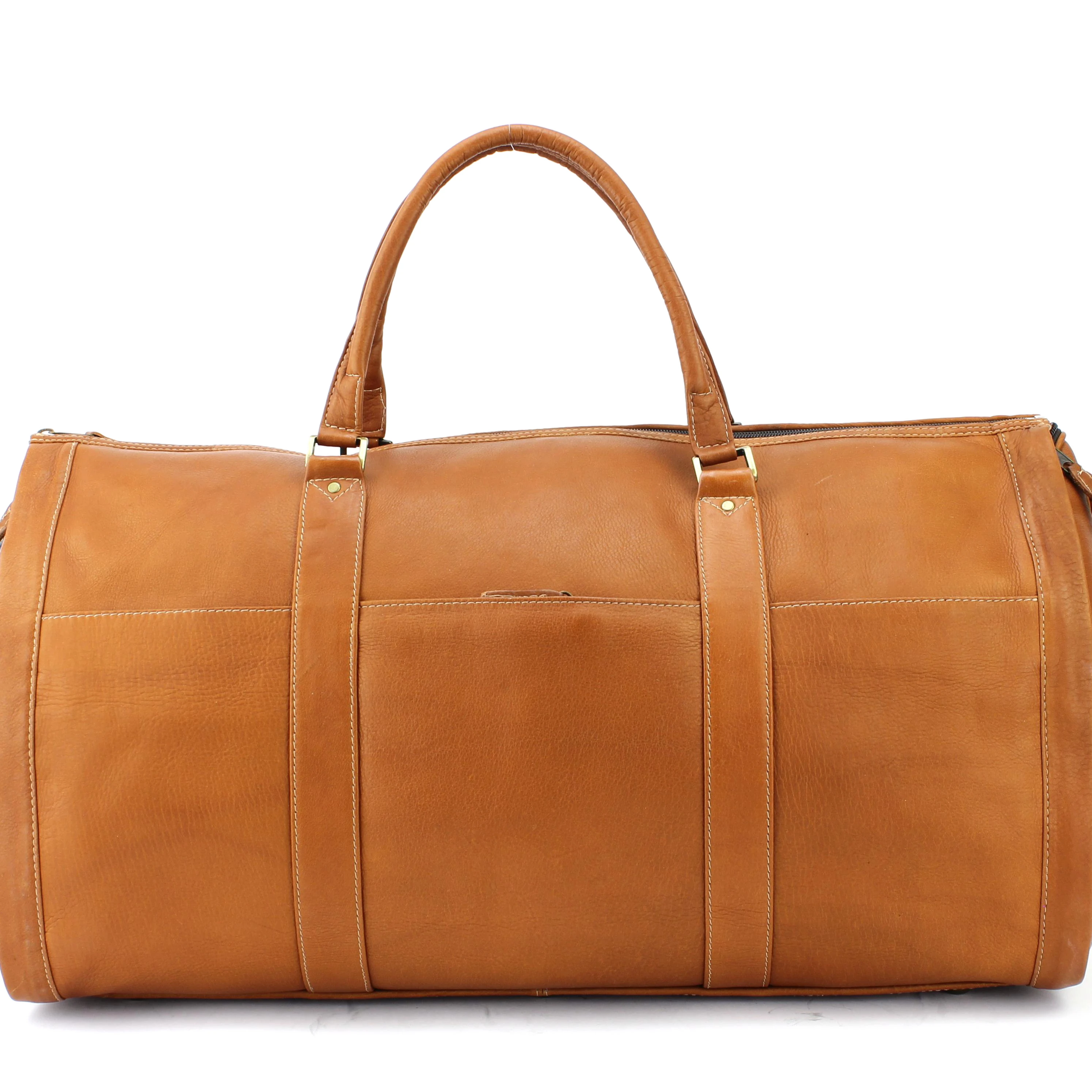Large Leather Duffel Bag (2)
