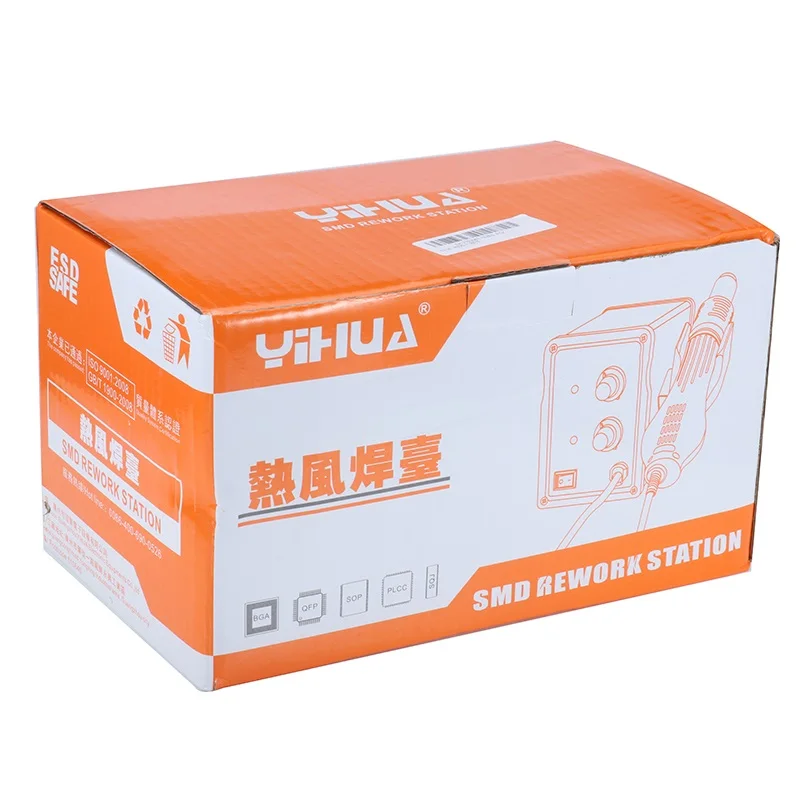 YIHUA 858D 220 В горячий воздух SMD паяльная станция Тепловая пушка SMT паяльник сварочный Ремонт Инструменты