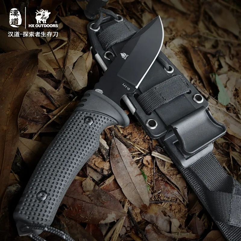 HX Outdoor D 171 Explorer фиксированный нож для выживания D2 лезвие бушкрафт Военный