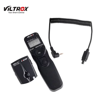 

VILTROX JY-710 2.4GHZ FSK Wireless Remote Shutter Controller Set Time Lapse Intervalometer Timer w/ N3 Cable for Nikon D90 D600
