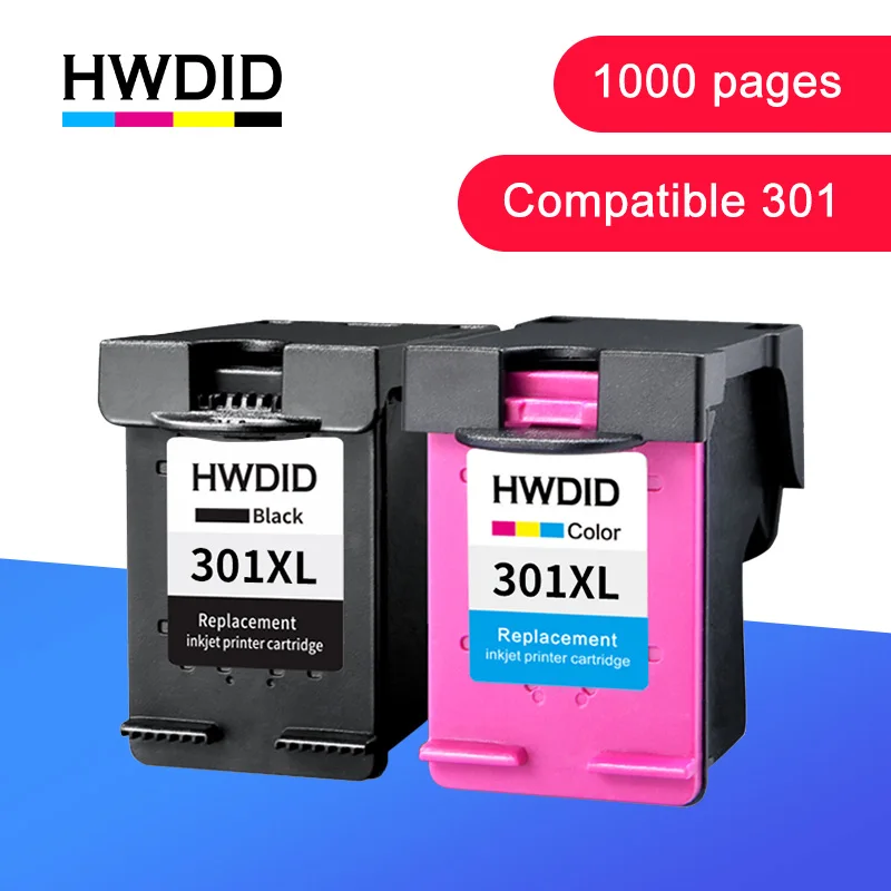 HWDID 301XL Запасной картридж для hp/HP 301 hp xl Deskjet 1000 1050 2000 2050 2510 3000 3054 принтер|ink
