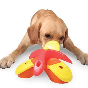 

U.S. kyjen toy pet food Triangular treasures leak educational toys big dog eat dog toy pet toys leak