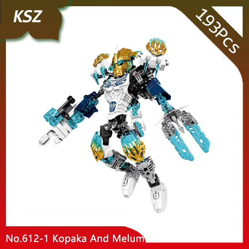 

Doinbby Store KSZ 612-1 193Pcs BIONICLE Series Kopaka And Melum Model Building Blocks Compatible with Legoings 71311