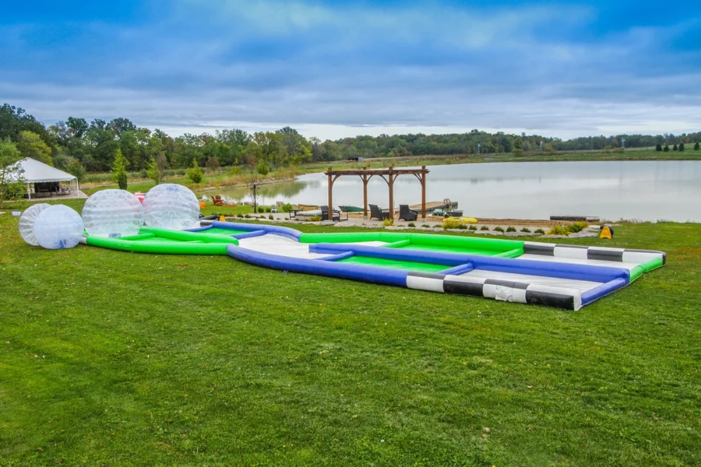 inflatable castle with slide