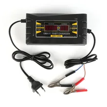 Full Automatic 6A 12V Car Battery Charger 110V to 220V Intelligent Fast Power Charging Wet Dry Lead Acid Digital LCD Display NEW