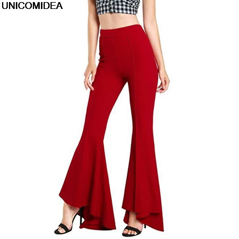 Buy Women High Waist Flare Pants Plus Size Women