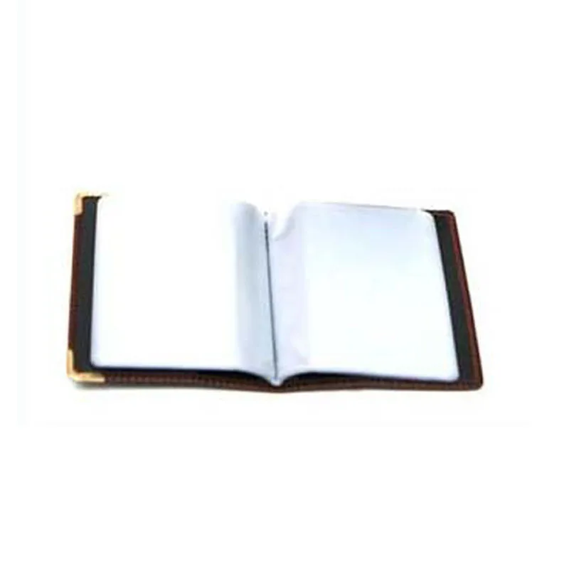 Voluminousness 36 card leather business card book of business card book