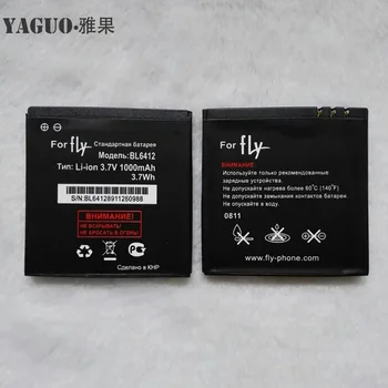 

High Quality For Fly IQ434 IQ 434 era nano 5 BL6412 BL 6412 New Mobile Phone Lithium Original 1000mAh Battery Replacement Parts