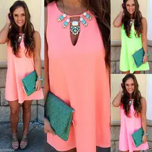 Seksi Hanımefendiler Dinlence Casual Boho Plaj Elbise Bayanlar Kolsuz Akşam Vestidos Parti Sundress
